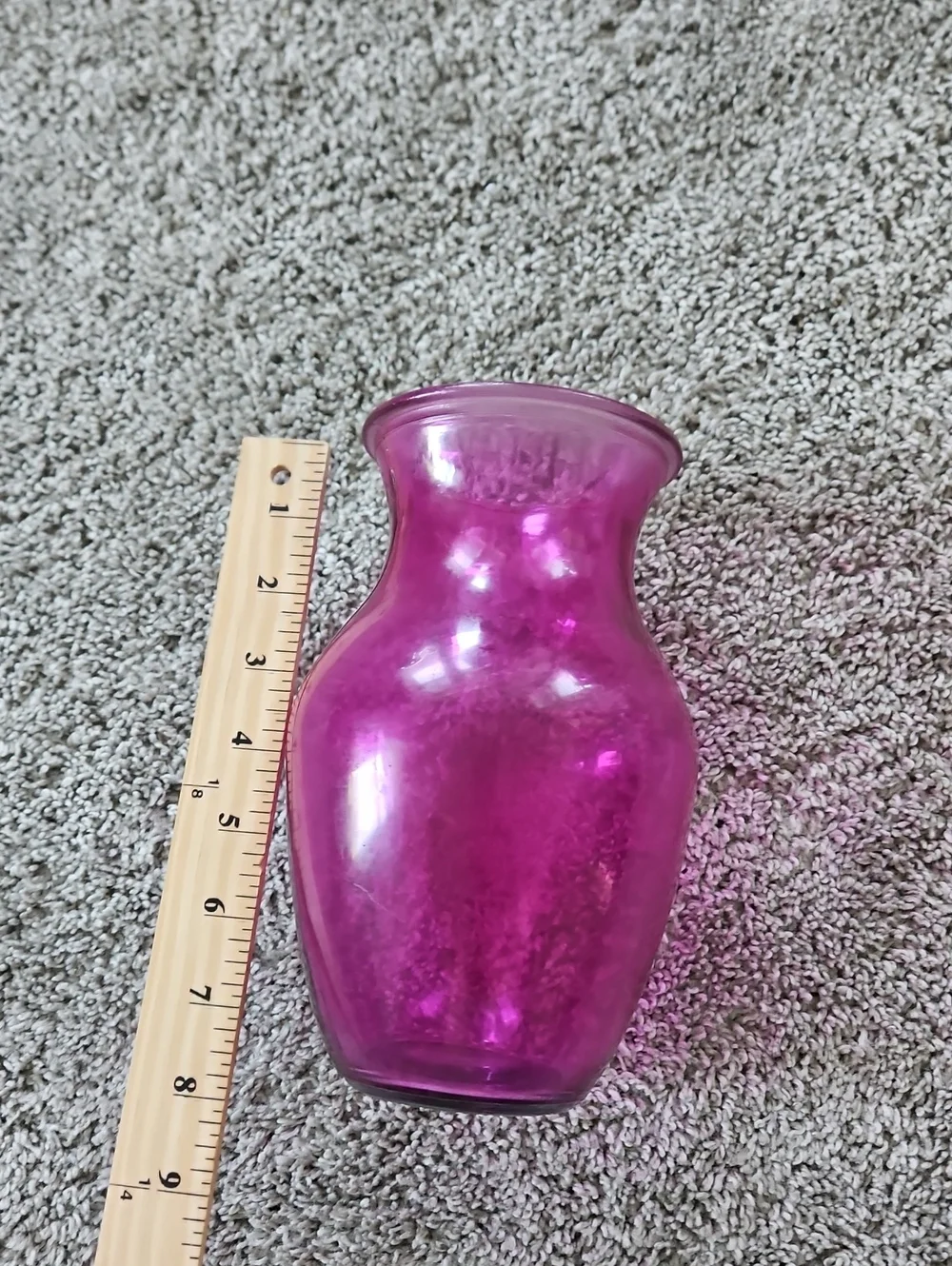 Pink Glass Decorative Vase - Home Accents